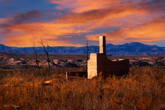 Hannig Ice Cream Parlor at Dusk - St. Thomas Nv. Fine Art Print