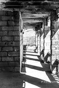Shadows of the Past — Rhyolite Train depot, Nevada Fine Art Print